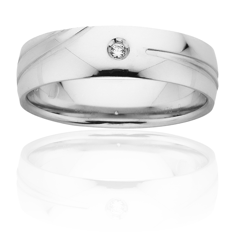Men's Wedding Ring – AR614-C6 D