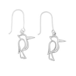 <p>Kingfisher earrings available in sterling silver</p>