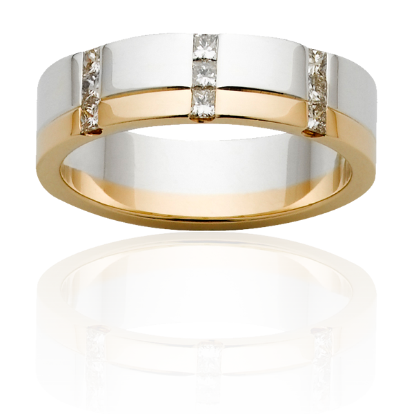 Men's Wedding Ring – AR544-6.5 D