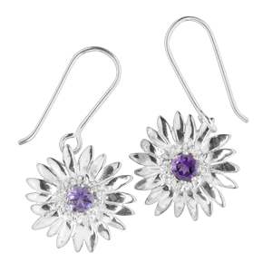 <p>Memento flower earrings</p>