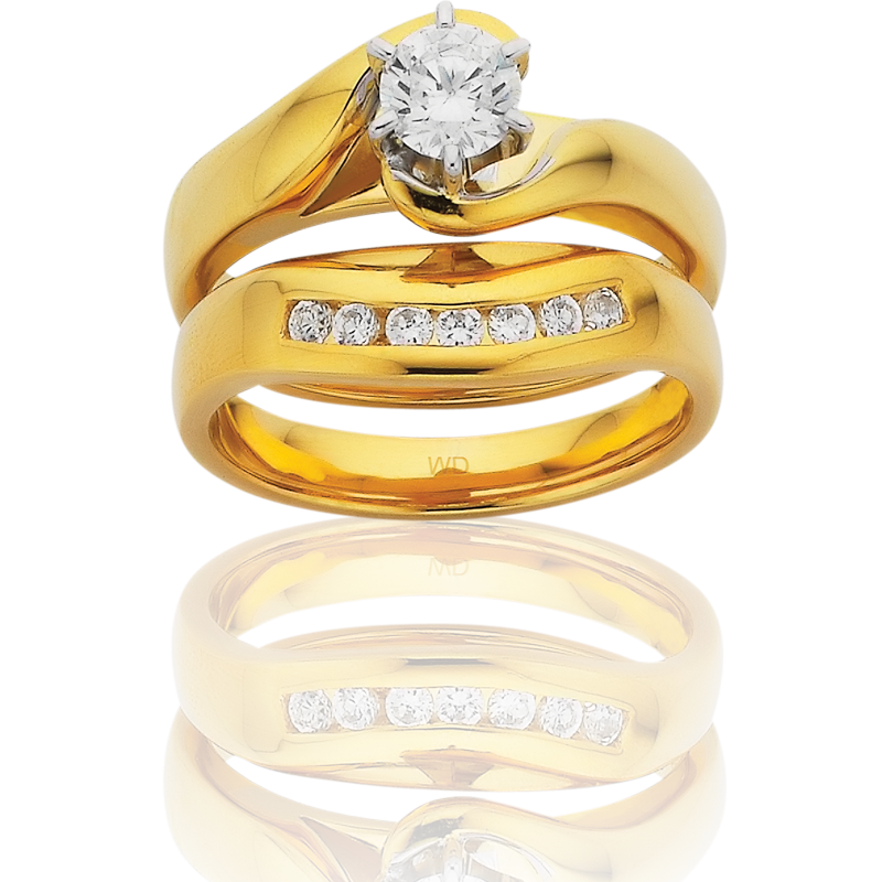 Diamond Engagement Ring – DD322W/50 & LD803