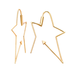 <p>Ziggy hoops available in yellow gold, rose gold and sterling silver</p>