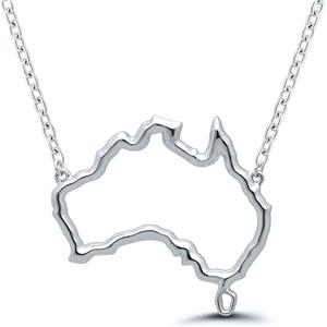 <p>The Australian Map necklace</p>