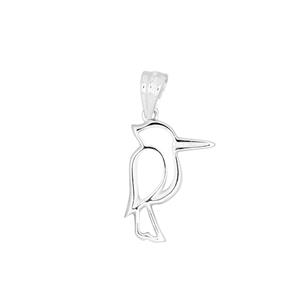 <p>Kingfisher pendant with chain available in sterling silver</p>