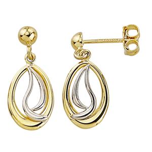 <p>9CT & STG TWISTED DROP EARRINGS RHODIUM PLATED</p>