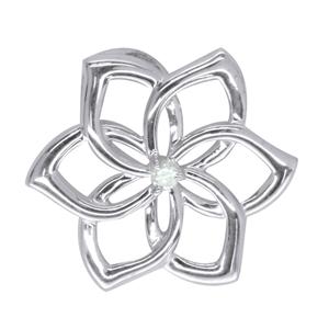 Galadriel Flower Ring Pendant

Inspired by the Nenya Ring worn in The Hobbit: An Unexpected Journey by Galadriel.

Set with cubic zirconia.

Comes with the official Hobbit pouch
