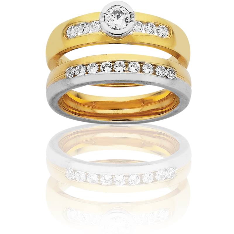 Diamond Engagement Ring – DD314W & AR523-C4 D