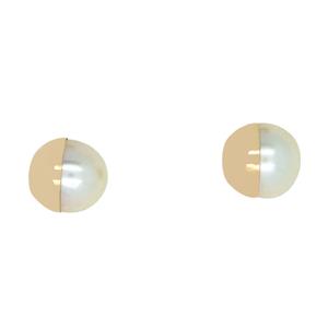 9 Carat Rose Gold Earrings with Freshwater Pearls