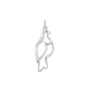 <p>Wood pigeon pendant  and 45cm chain available in sterling silver</p>