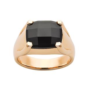<p>Chequerboard Ring with 12X10MM onyx</p>